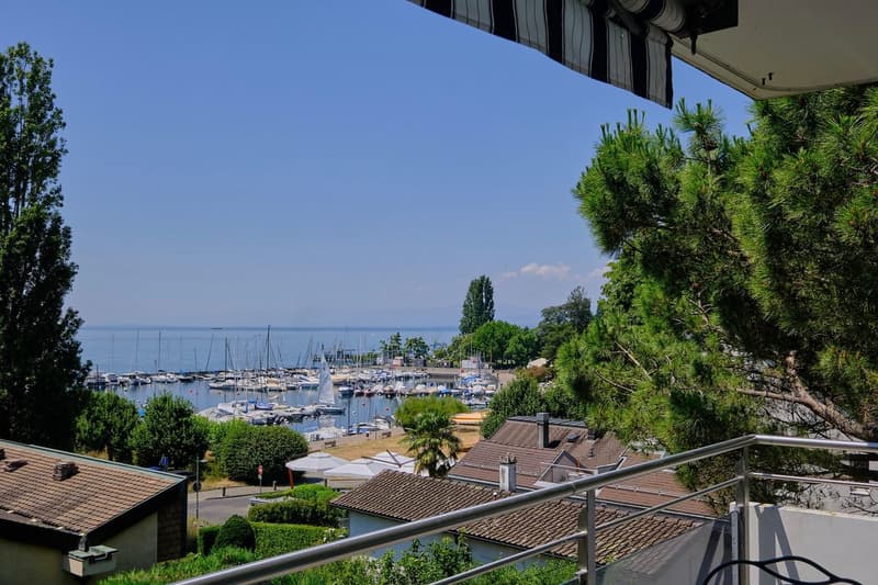 Sublime Attique vue sur le port de Pully (12)