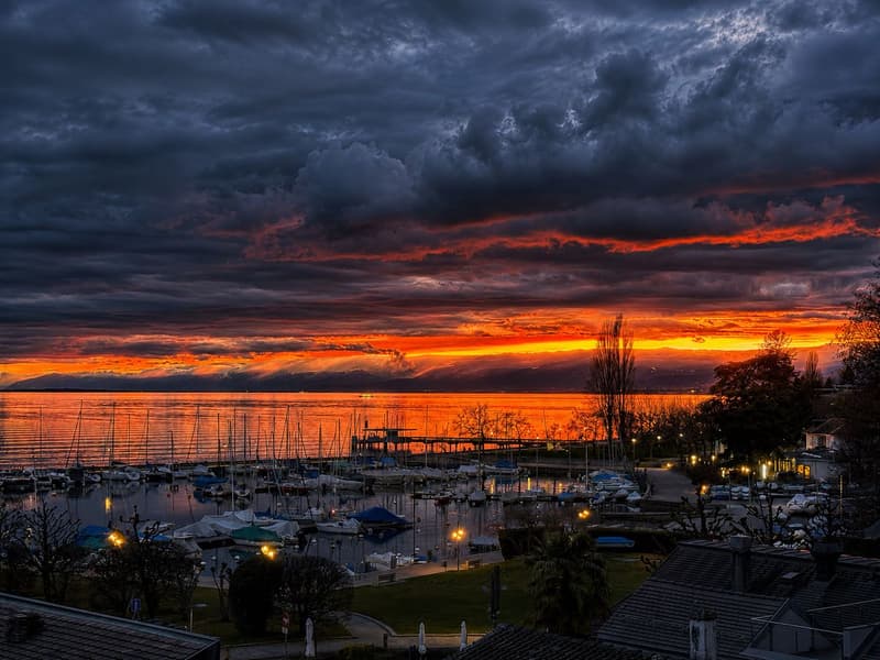 Sublime Attique vue sur le port de Pully (11)