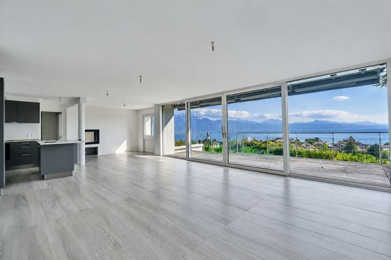 Architekten-Villa Mitten in den Weinbergen Seeblick Spektakulär (4)