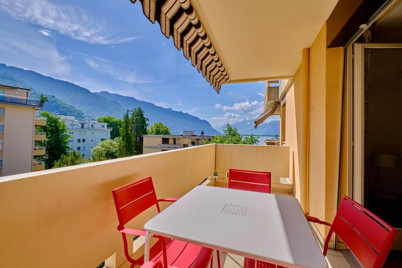 Spacieux Meublé balcon vue lac (3)
