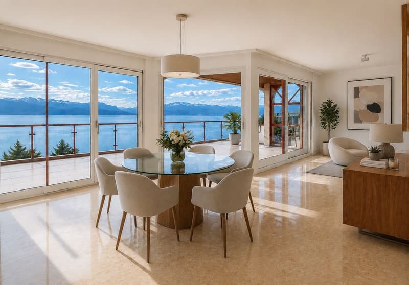 Duplex Astonishing View on Lac Lutry (2)