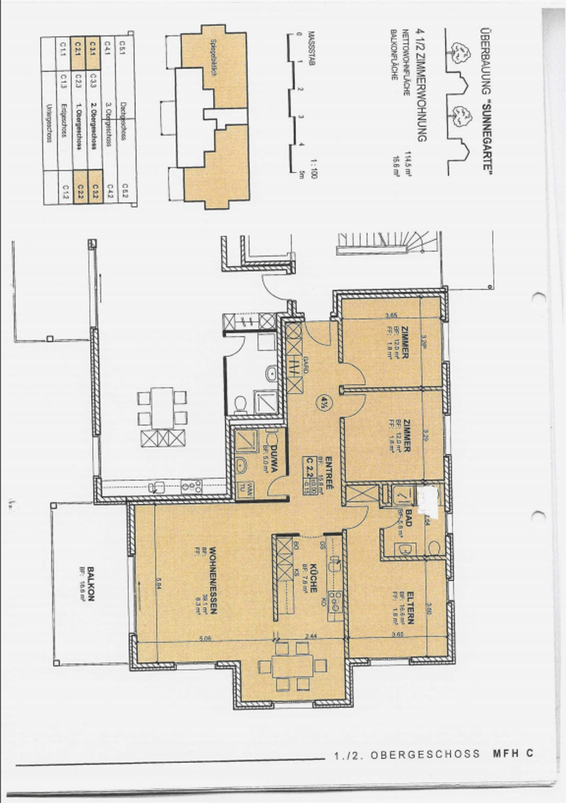 Bright 4.5-room apartment with balcony and garage in Oftringen (12)