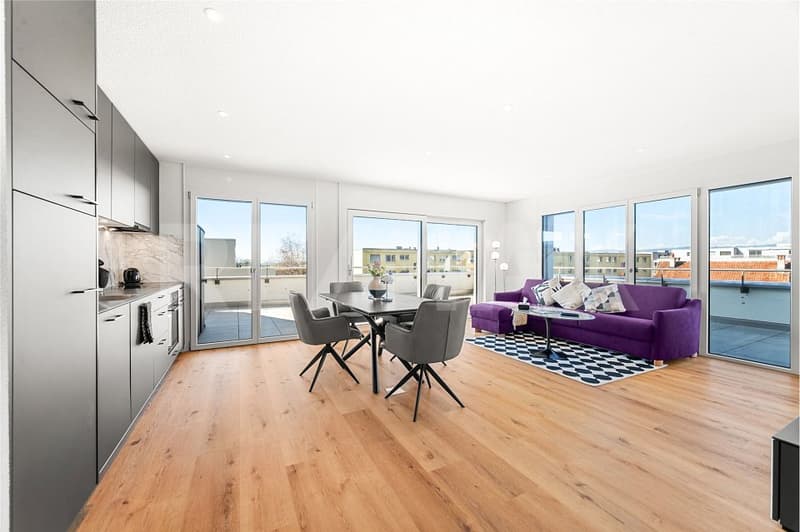 Magnifique attique meublé de 2,5 pièces avec terrasse de 65 m² à Avenches (2)