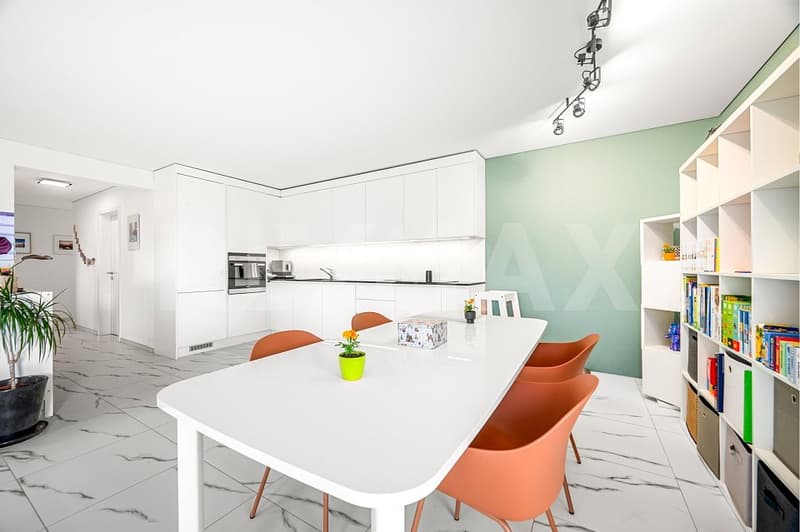 Appartement 4.5 pièces avec grand jardin privatif confort moderne et cadre verdoyant à Russy (10)