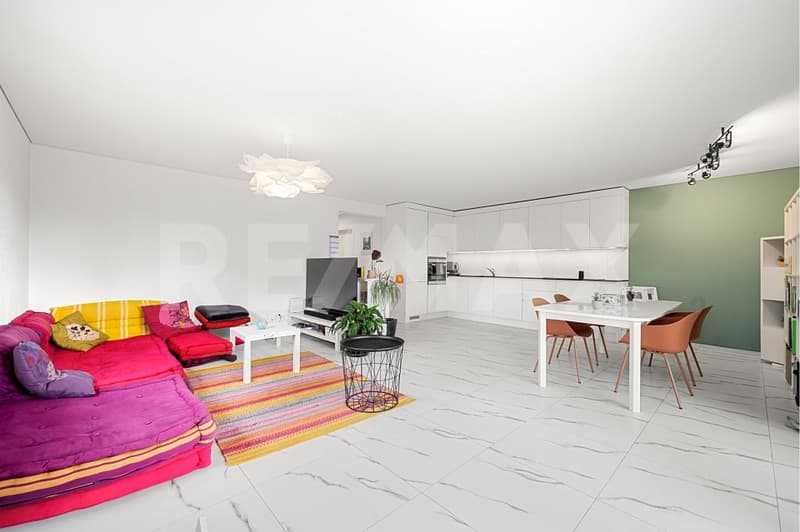 Appartement 4.5 pièces avec grand jardin privatif confort moderne et cadre verdoyant à Russy (8)