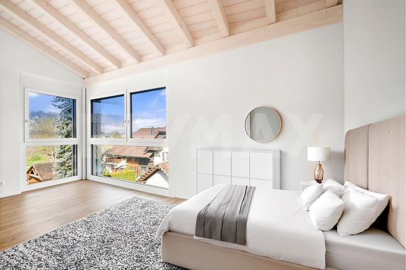 Casa unifamiliare moderna a Münchenwiler / Murten (7)
