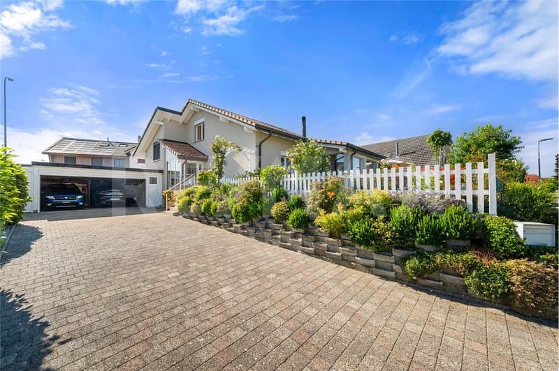 Coup de cur à Chénens : villa lumineuse, jardin d'hiver chauffé et terrasse plein sud ! (5)