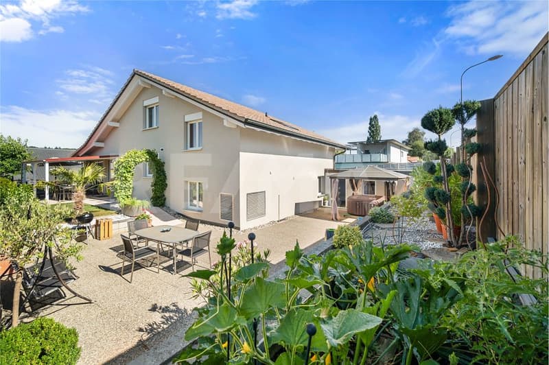 Coup de cur à Chénens : villa lumineuse, jardin d'hiver chauffé et terrasse plein sud ! (3)