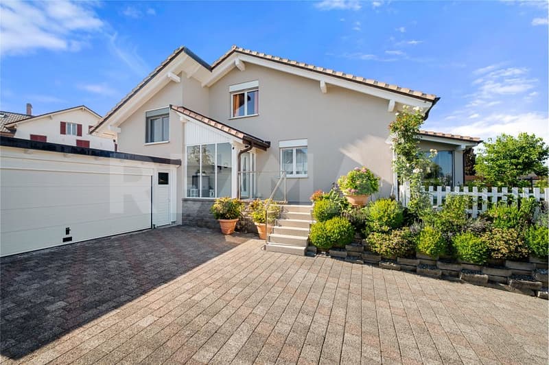 Coup de cur à Chénens : villa lumineuse, jardin d'hiver chauffé et terrasse plein sud ! (5)