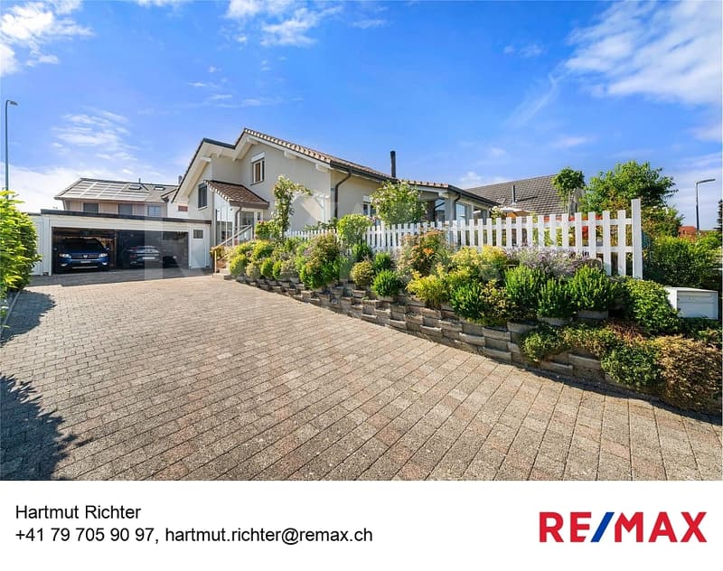 Coup de cur à Chénens : villa lumineuse, jardin d'hiver chauffé et terrasse plein sud ! (1)