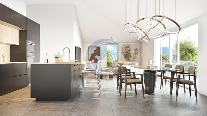 Bello appartamento di 4.5 locali nuovo al pianterreno con giardino (9)