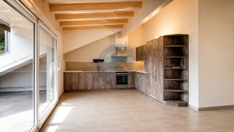 APPARTAMENTO INCANTEVOLE 4,5 LOCALI ALL'ULTIMO PIANO - DISPONIBILE IMMEDIATAMENTE (6)