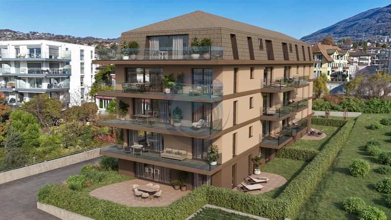Bello appartamento di 4,5 locali nuovo al pianterreno con giardino (3)