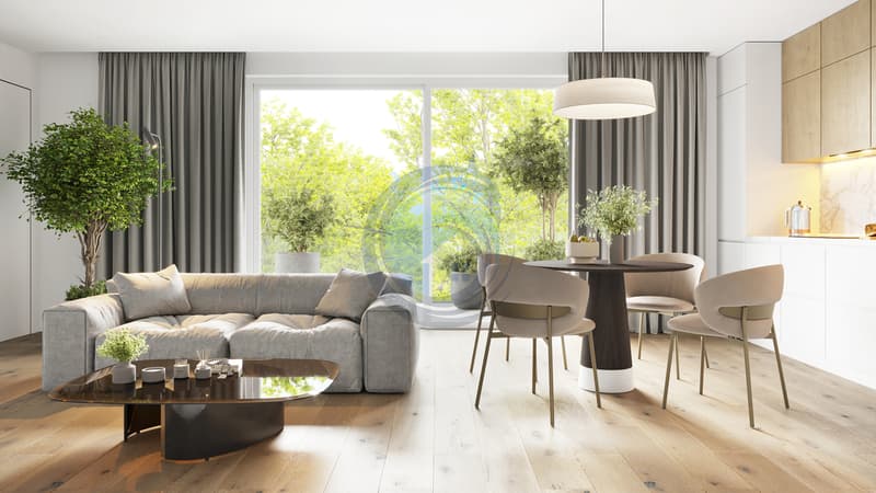 Bello appartamento di 4,5 locali nuovo al pianterreno con giardino (9)