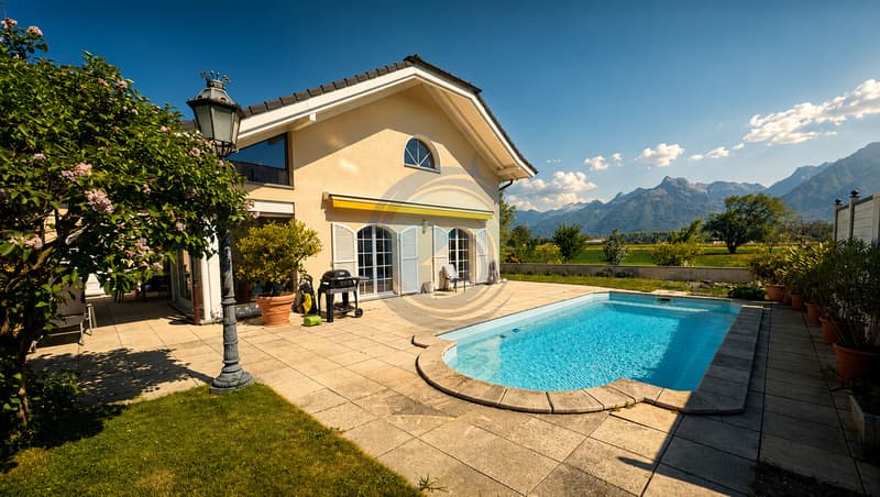 CHARMANTE VILLA INDIVIDUELLE DE 6,5 PIÈCES AVEC CACHET ET PISCINE (3)