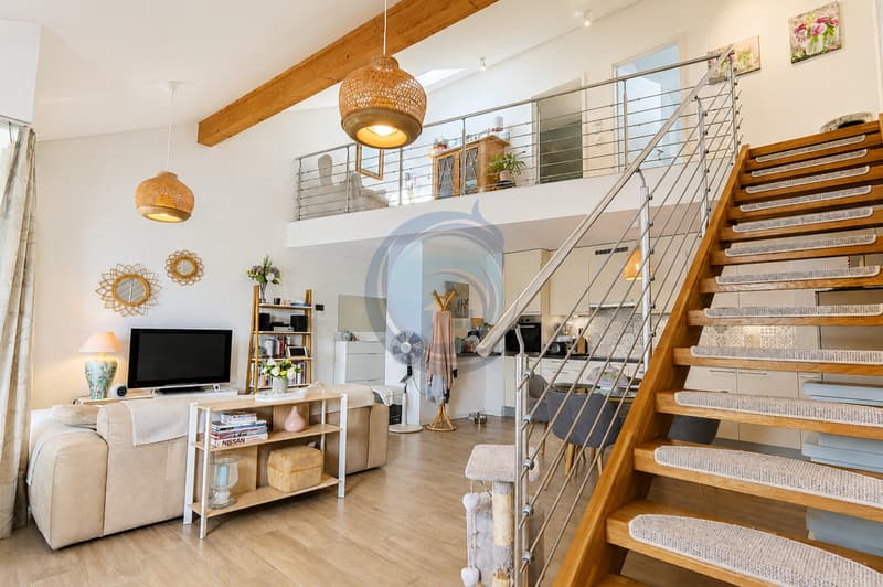 SUPERBE DUPLEX TRAVERSANT DE 4,5 PIÈCES LUMINEUX ET PLEIN DE CHARME (5)