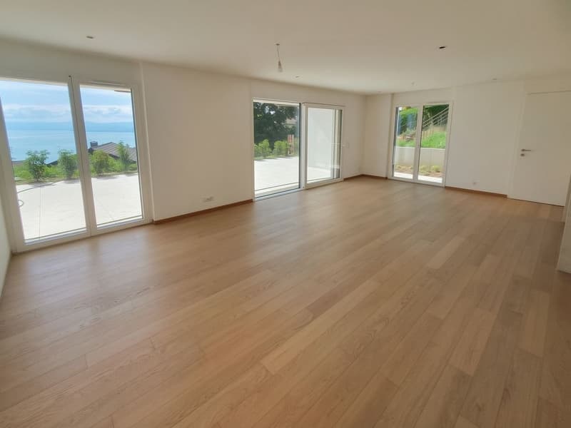 Schöne Aussicht auf den See - mit Terrasse und Garten (5)