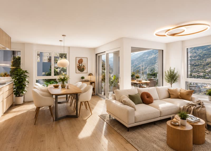 Vivere in modo unico, godere durevolmente - Weingartenweg 26-30, Visp (2)