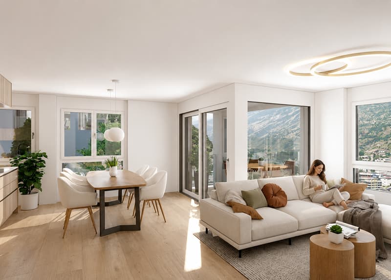 Unique living, lasting enjoyment - Weingartenweg 26-30, Visp (2)