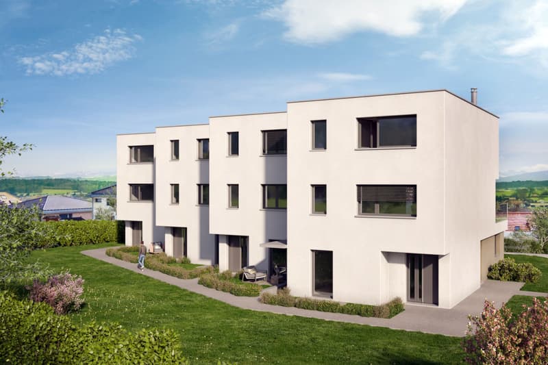 Neubau: Exklusive 5.5-Zimmer Wohnung mit grosser Terrasse und privatem Sitzplatz (7)