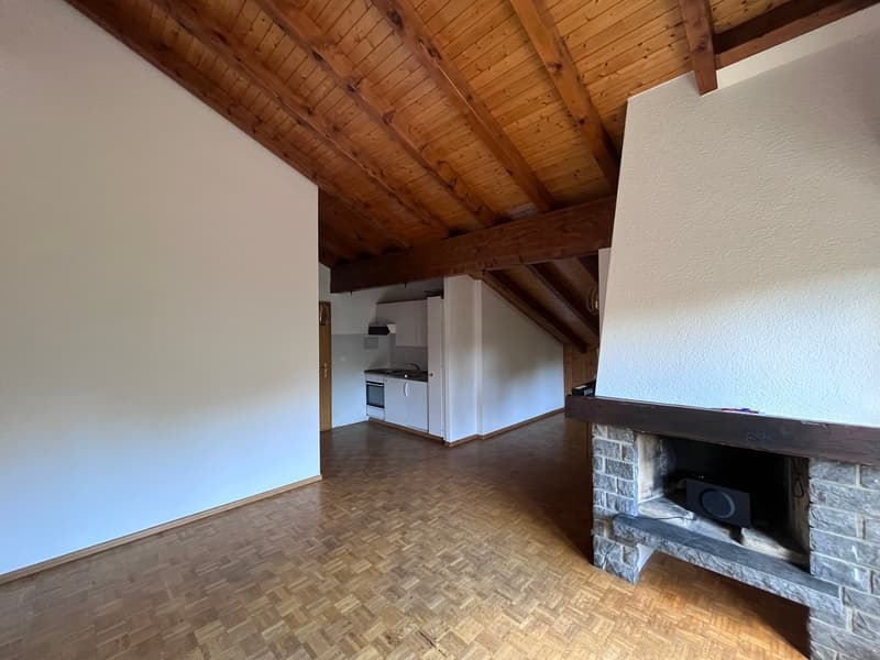 Petit-Vallon B, studio, combles (3)