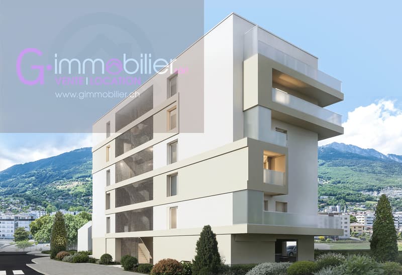 Monthey - new construction - 4.5 rooms of 121m2 on the 2nd floor (7)