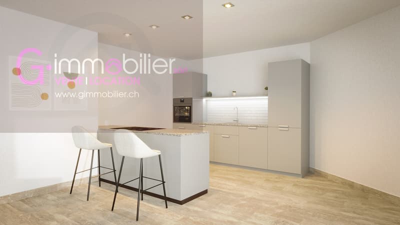 Monthey - new construction - 4.5 rooms of 121m2 on the 2nd floor (4)