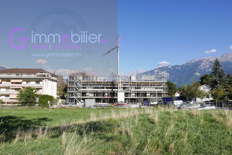 A vendre à Monthey, 3,5 pièces de 104m2 au 1 er étage (5)