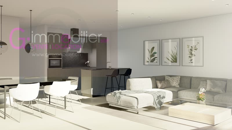 New construction in Monthey - Contemporary apartments in the heart of the Sous Gare district (1)
