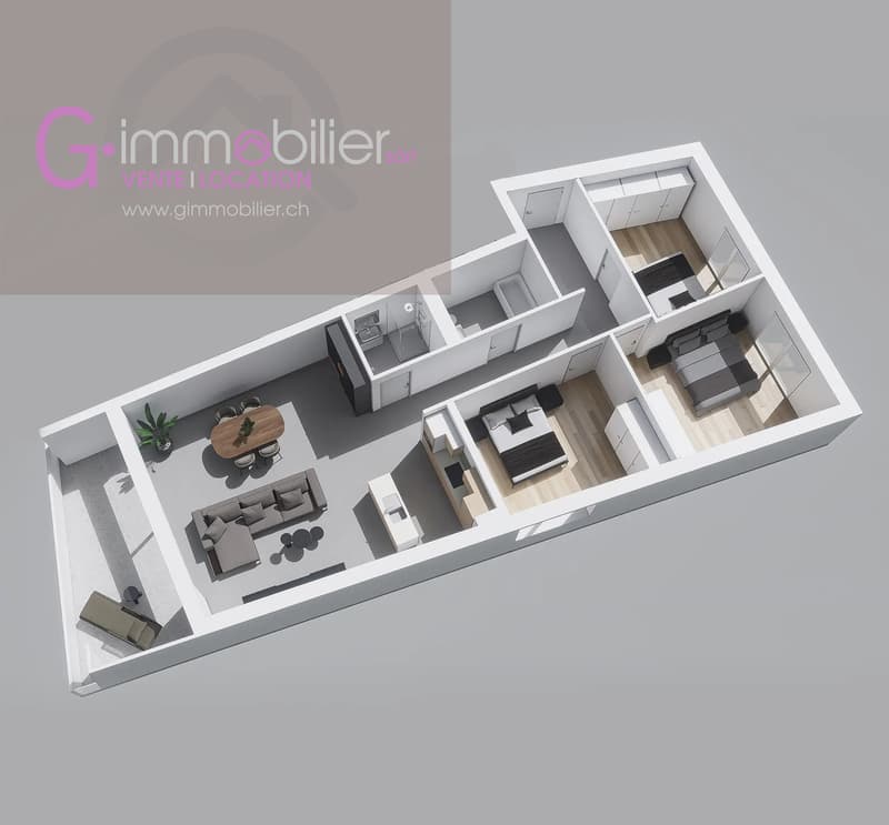 New construction in Monthey - Contemporary apartments in the heart of the Sous Gare neighborhood (4)