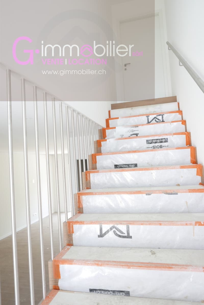 Zu vermieten Duplex 2,5 Zimmer neu mit 86m2 und privatem Garten von 75m2 (9)