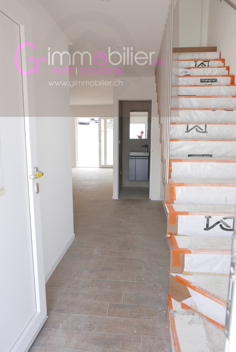 Zu vermieten Duplex 2,5 Zimmer neu mit 86m2 und privatem Garten von 75m2 (4)