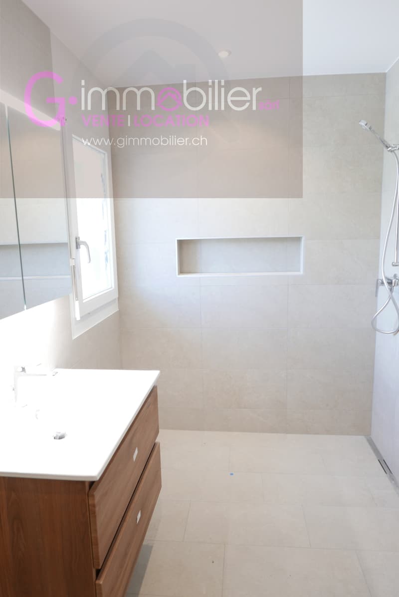 salle de douche étage