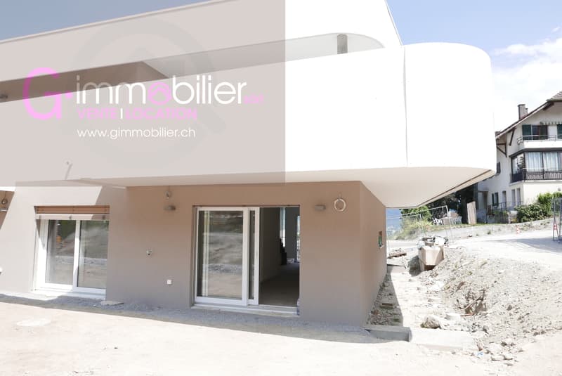Zu vermieten Duplex 2,5 Zimmer neu mit 86m2 und privatem Garten von 75m2 (2)