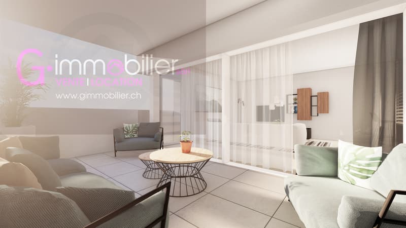 Appartement de 2,5 pièces de 80m2 au 1er étage avec loggia de 13m2 (1)
