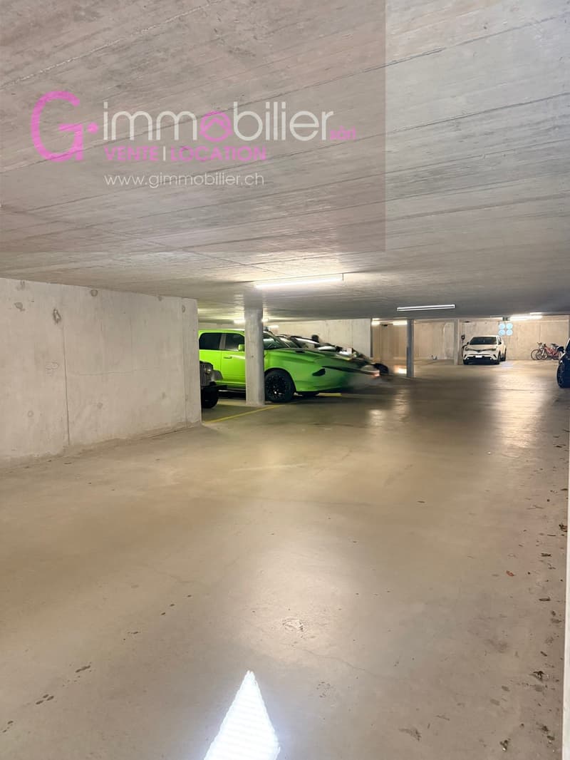 Une ou deux place de parc intérieures dans un parking souterrain (3)