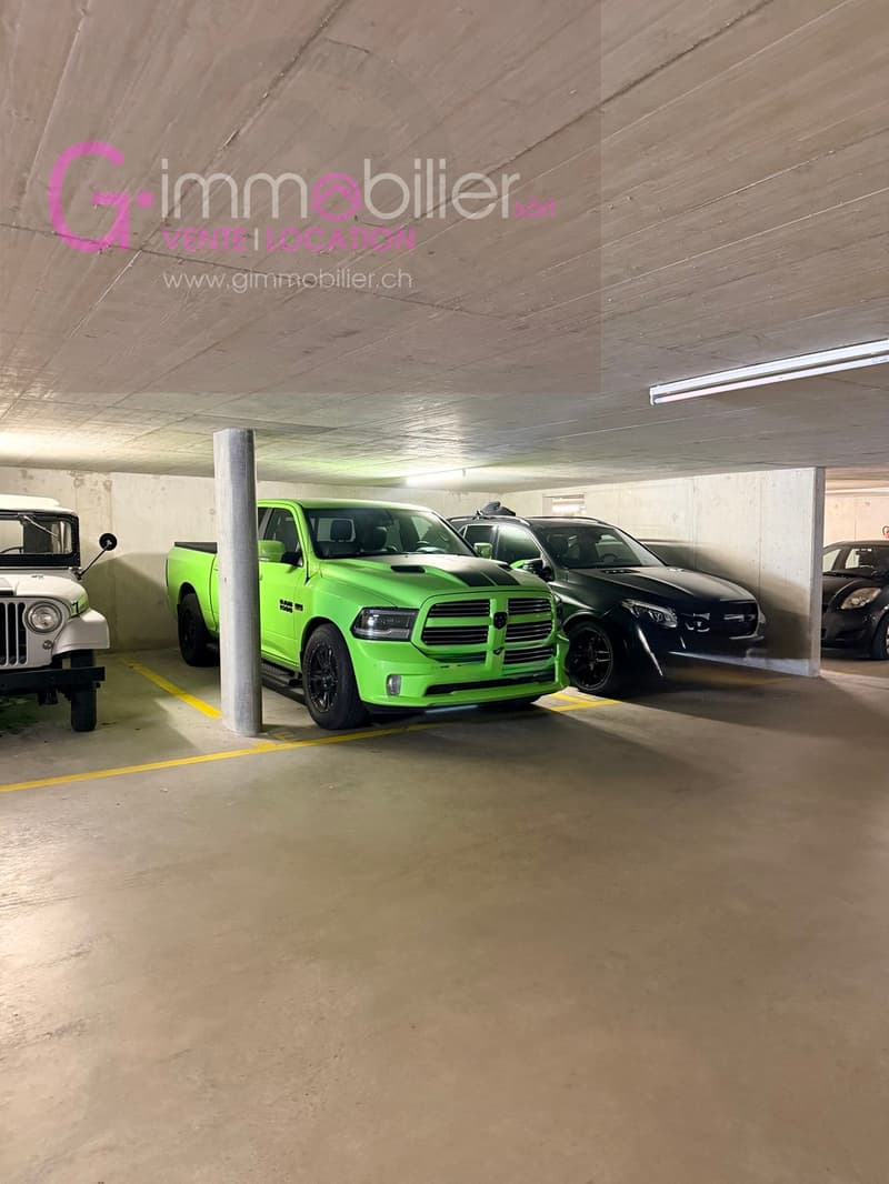 Une ou deux place de parc intérieures dans un parking souterrain (4)