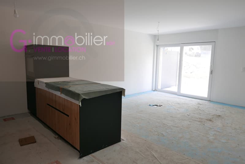 A louer duplex 3,5 pièces neuf de 116 m2 avec jardin privatif de 87 m (3)