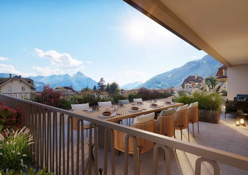 Appartement exclusif de 3,5 pièces au centre d'Interlaken, nouvelle construction Guisan Park (4)