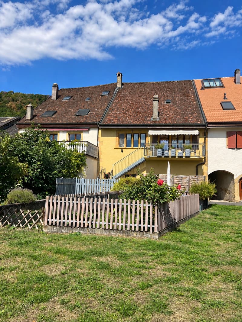 Maison villageoise de carctère avec jardin et généreux volumes (3)