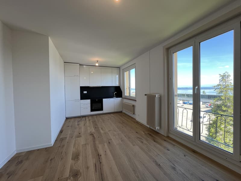 Appartement entièrement rénové avec vue sur le lac et les Alpes (5)