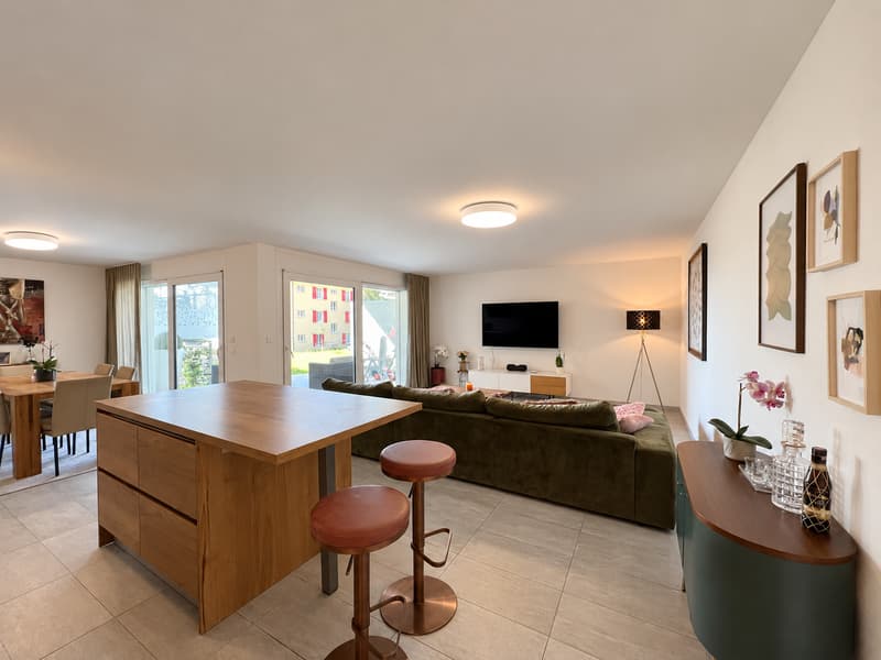 Magnifique appartement contemporain avec vastes terrasses et jardin privatif (2)