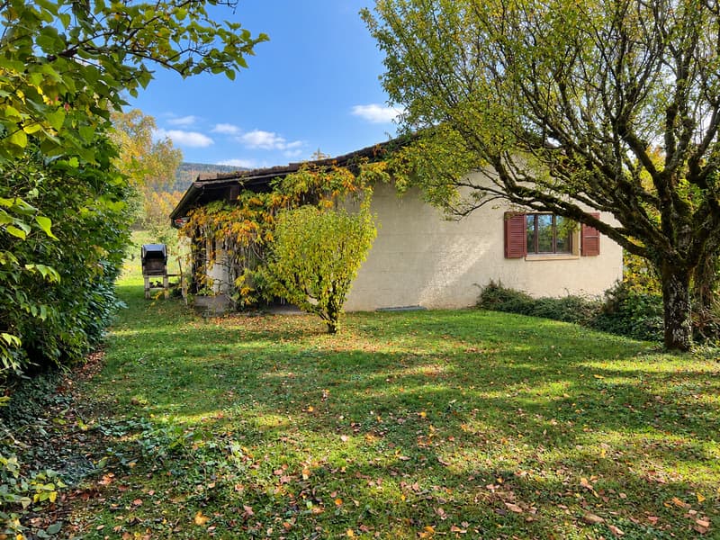 Charmante maison individuelle avec grand jardin dans un environnement verdoyant à Boudry (2)