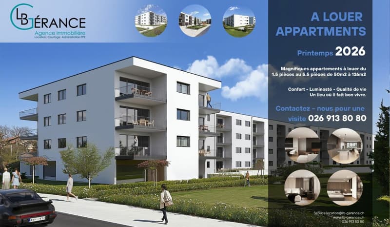 Appartement neuf de 4.5 pièces au 2ème à Farvagny (11)