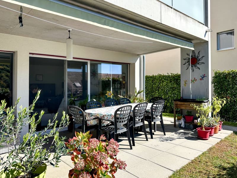 Schönes Familienapartment mit Balkon-Garten und freier Aussicht (13)