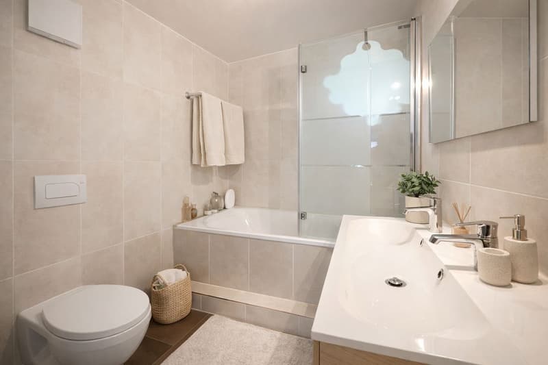 Salle de bains familiale