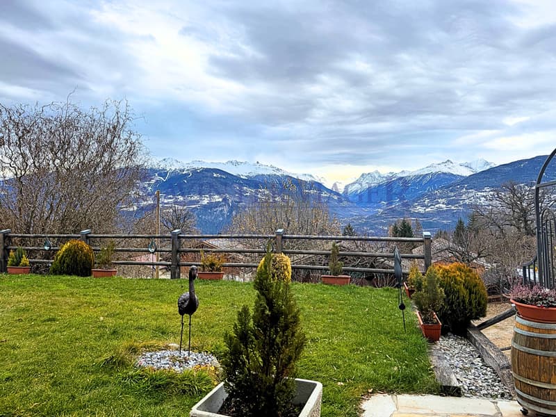 Savièse, Chalet rustique avec une magnifique vue - Viager occupé (5)