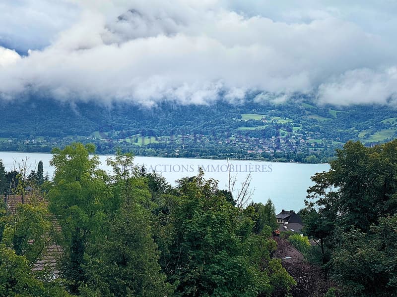 Villa sur les toits. Terrasse de 60m2. Vue lac 180. VIAGER. (9)