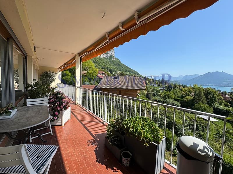 Villa sur les toits. Terrasse de 60m2. Vue lac 180. VIAGER. (5)