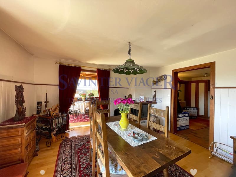 VIAGER. Châtel-St-Denis, Appartement au calme, jardin PPE 2034m2 (1)